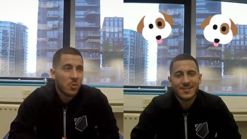 Hazard participó en un divertido juego a través de Instagram. Instagram/hazardeden_10