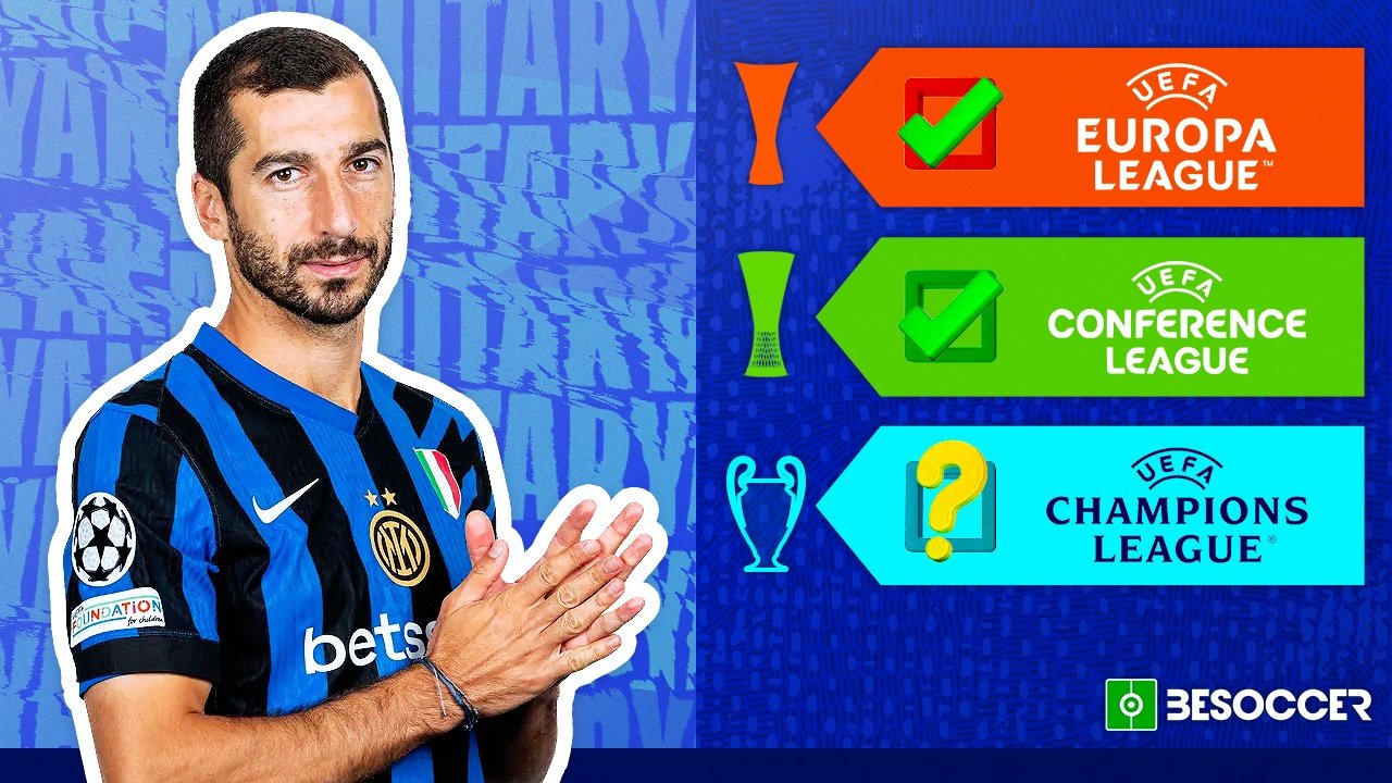 Mkhitaryan could seal a hat-trick of European trophies. BeSoccer