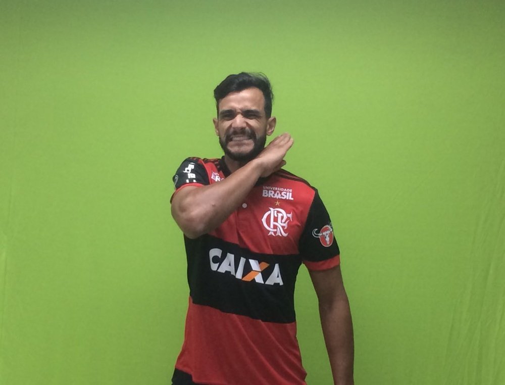 Aí está o 'Ceifador'! Twitter/Flamengo