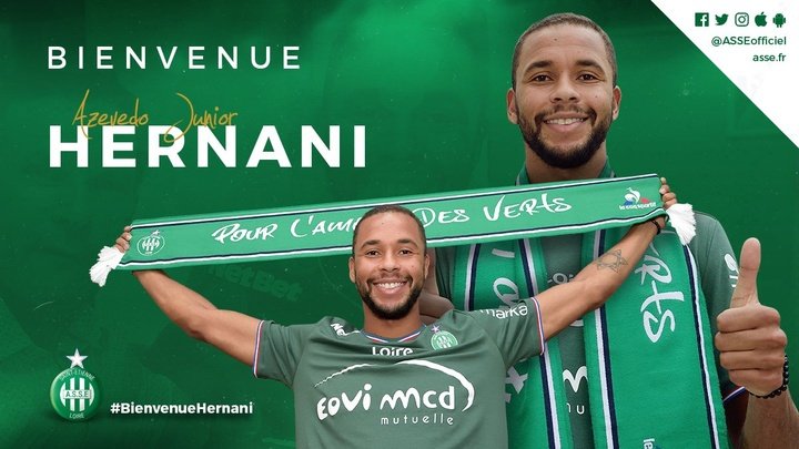 Hernani jugará cedido en el Saint-Etienne