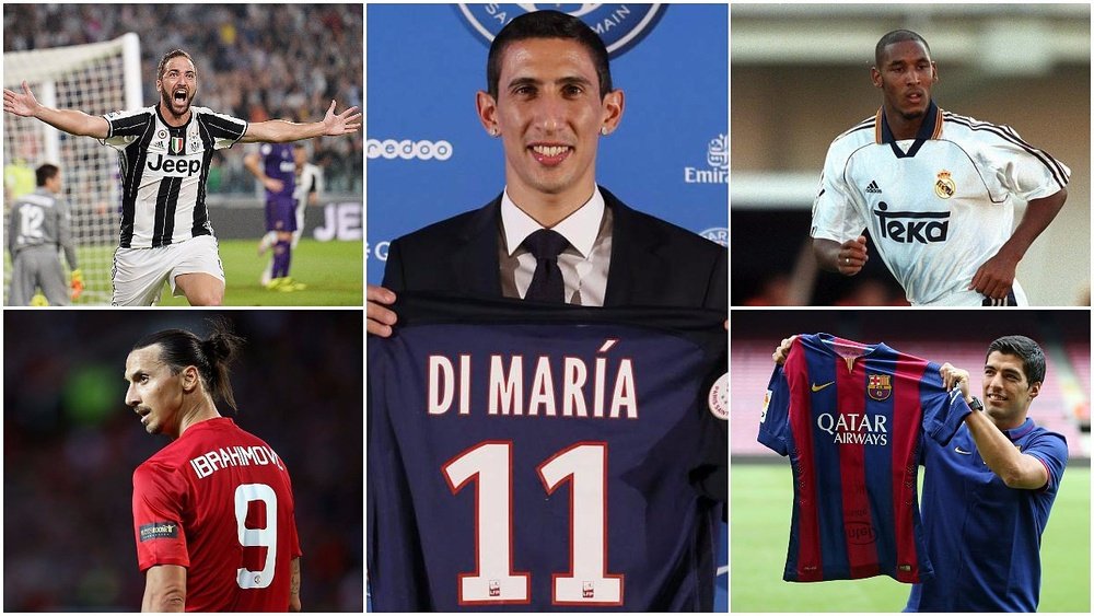 The most expensive players in overall transactions. BeSoccer