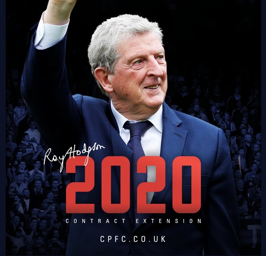 Hodgson started his managerial career at Swedish club Halmstads BK in 1976. Twitter/CPFC