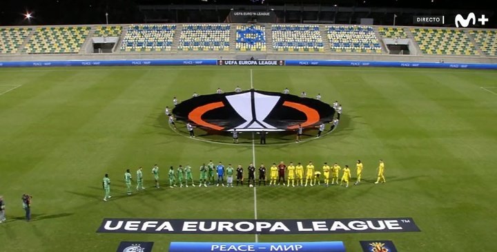 Homenaje a las víctimas en el Maccabi Haifa-Villarreal
