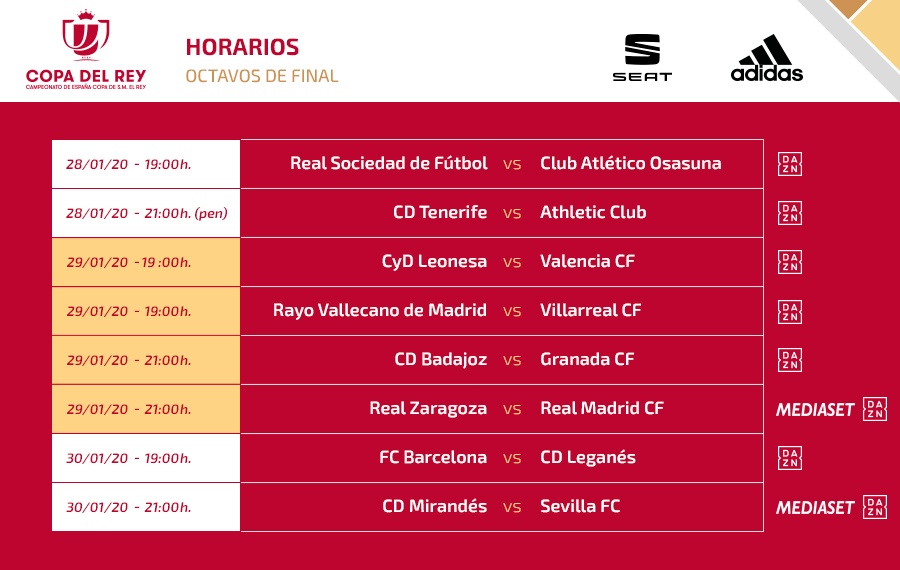 Marta James Headline Copa Del Rey Fixtures Table