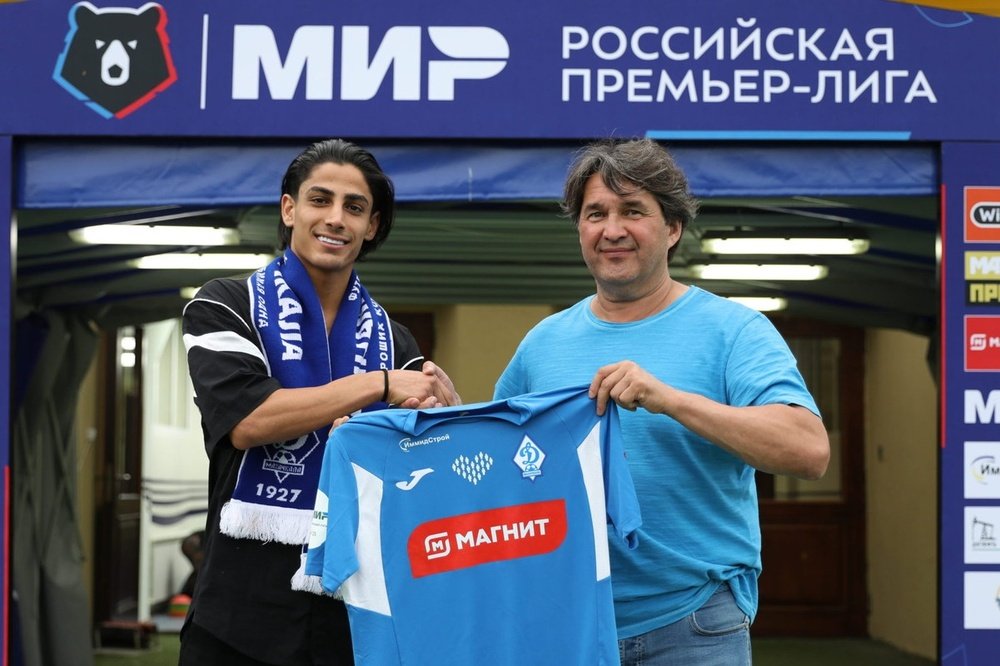 Cuando tu nombre es tan largo que da la vuelta a la camiseta. Dinamo Makhachkala