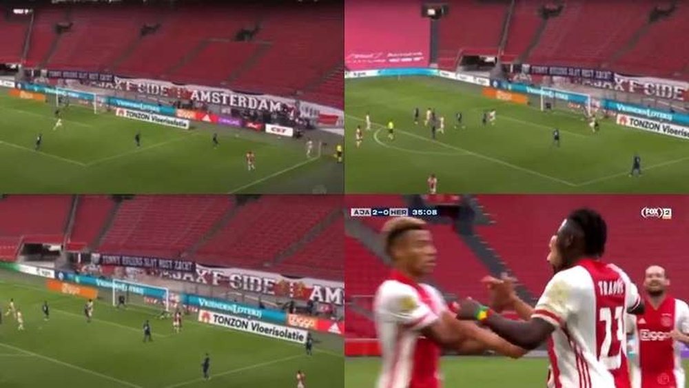 Ajax won 5-0. Screenshots/FoxSports
