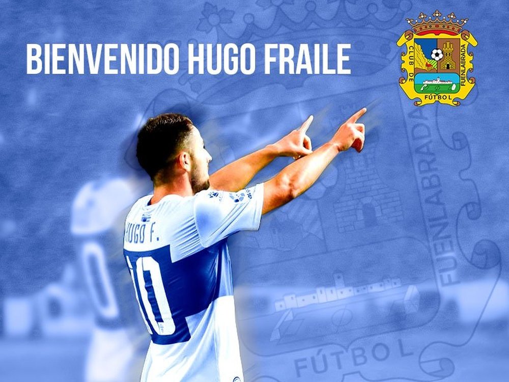 Hugo Fraile se une a la disciplina del Fuenlabrada y firma por una temporada. CFuenlabrada