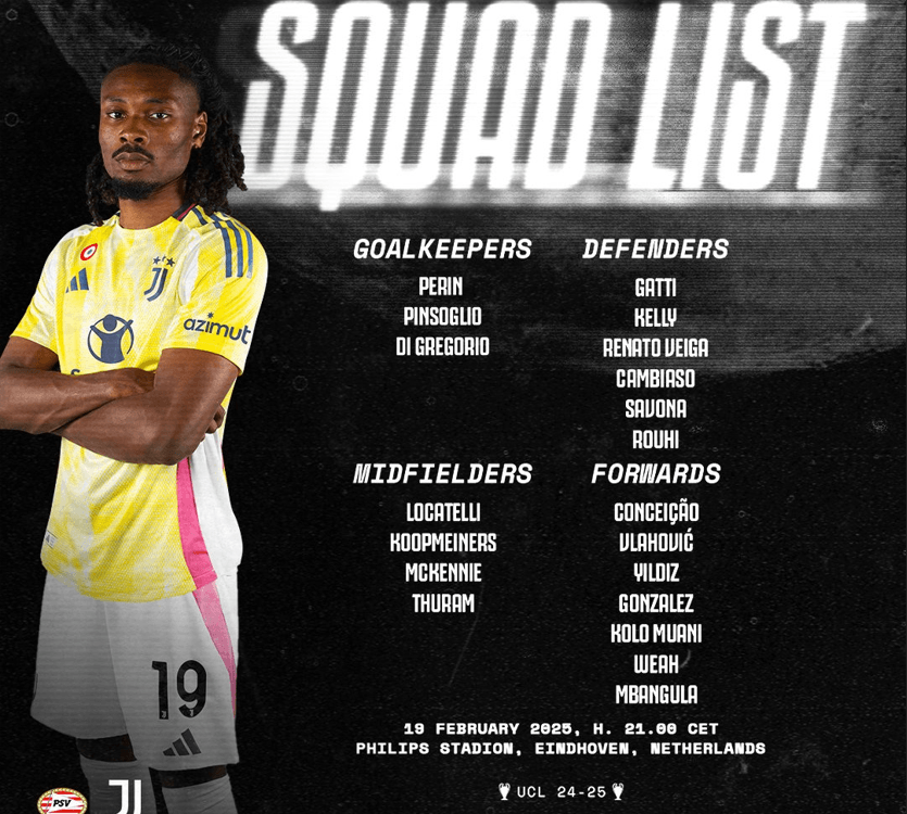 Douglas Luiz ancora fuori dai convocati della Juve