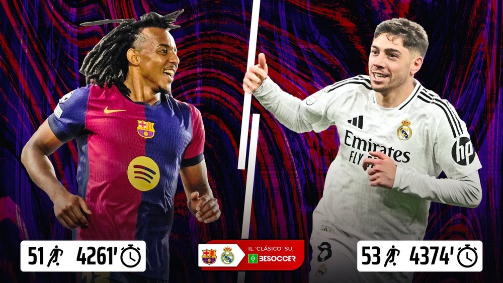 Il contachilometri del 'Clásico' esplode con Koundé e Valverde. BeSoccer