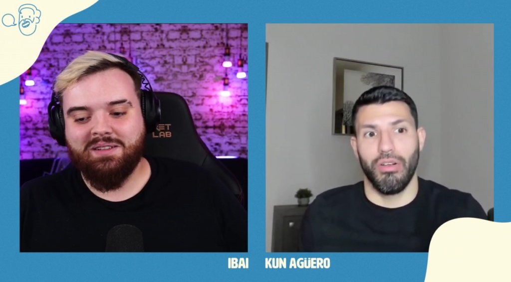 Así llegó el 'Kun' al Atlético de Madrid. Captura/Twitch/Ibai