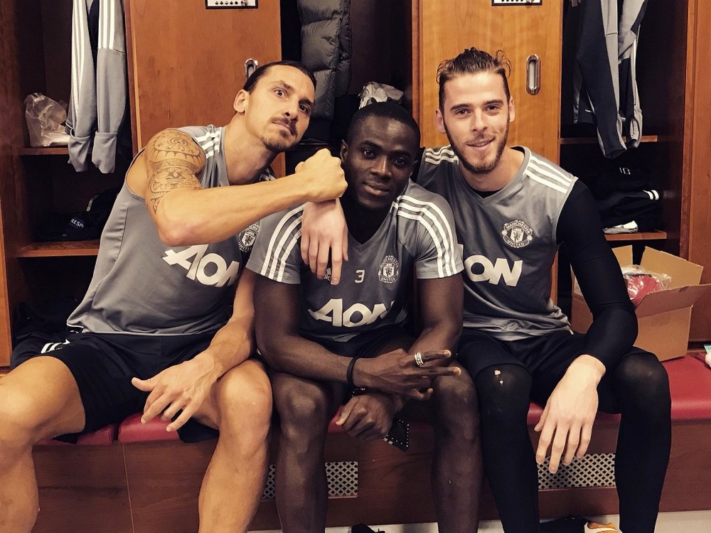 Ibrahimovic is closing in on a first team return. Twitter/Ericbailly24