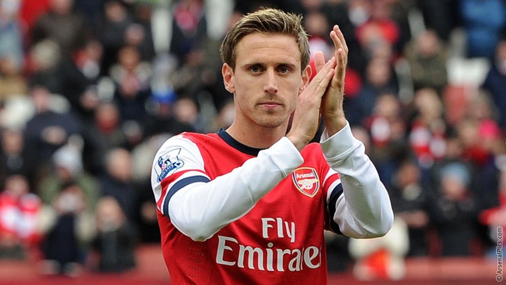 Ignacio Monreal durante un partido con el Arsenal. Arsenal