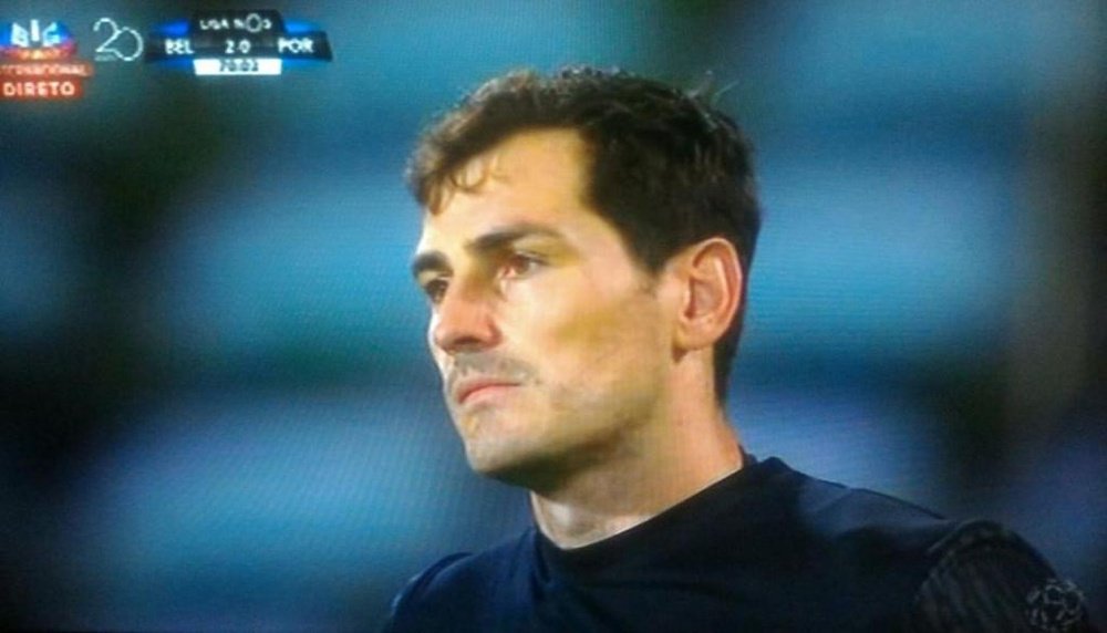 Casillas no pudo celebrar su millar de partidos. Captura