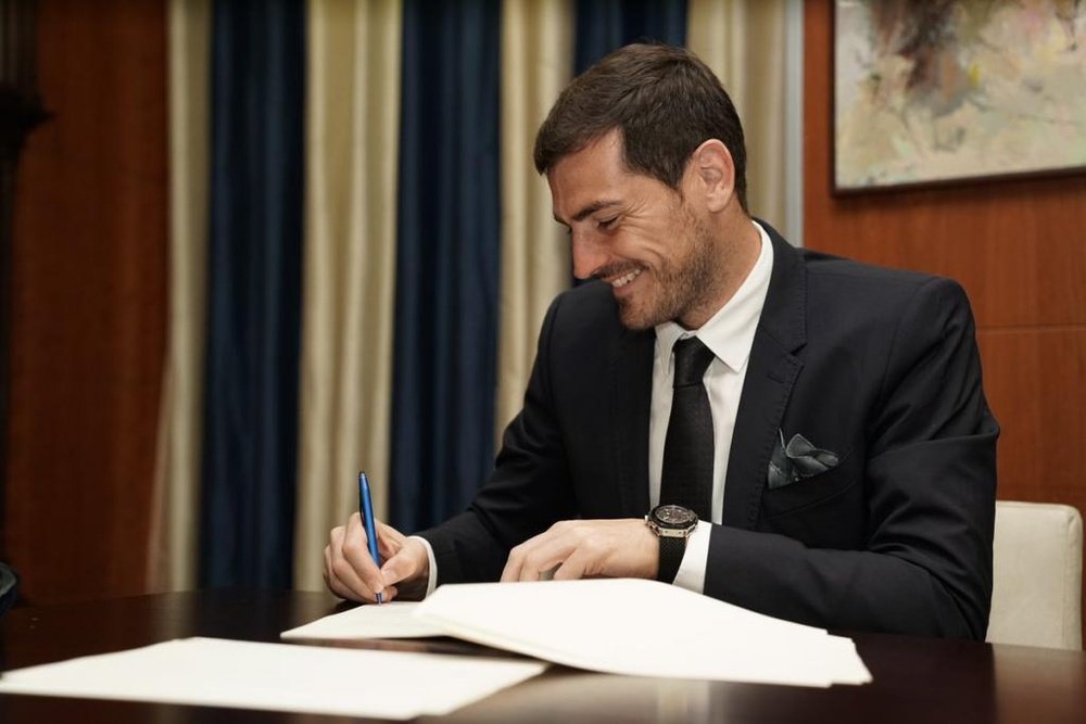 Casillas agradece o voto de confiança do clube e do presidente. FCPorto