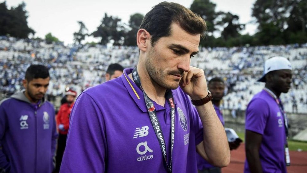 Iker Casillas participará como leyenda de la Selección Española. AFP