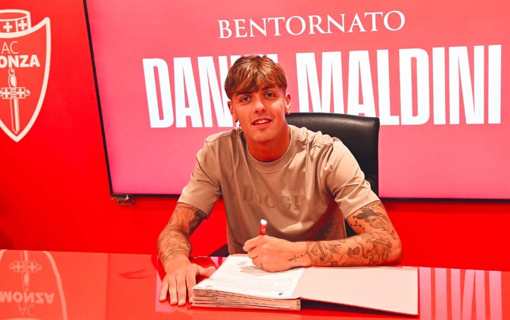 Daniel Maldini, venduto al Monza. ACMonza