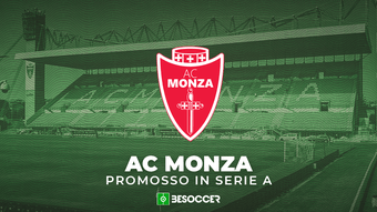 Il Monza, promosso per la prima volta in Serie A. BeSoccer