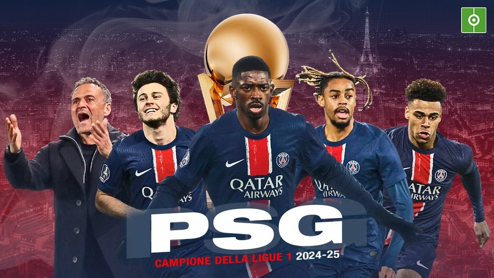 Il PSG, campione della Ligue 1 2024-25. BeSoccer