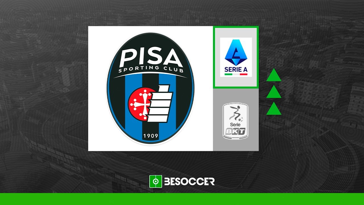 Il Pisa torna in Serie A dopo 34 anni. BeSoccer