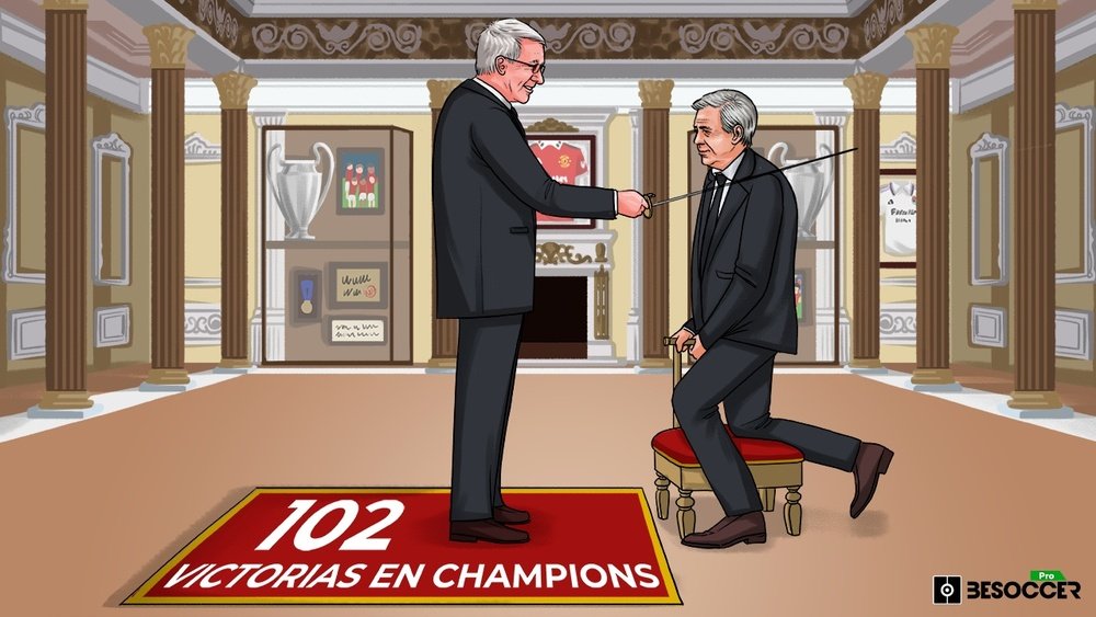 Carlo Ancelotti suma 102 victorias en Liga de Campeones. BeSoccer Pro