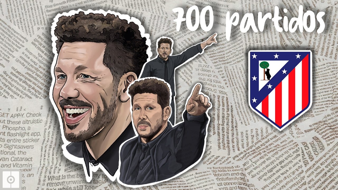 Simeone alcanza los 700 partidos oficiales con el Atlético. BeSoccer