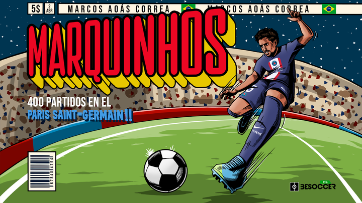 Marquinhos, el defensa del PSG por antonomasia, cumple 400 partidos en París