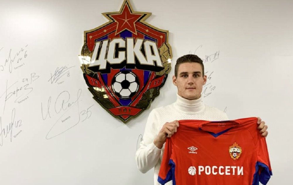 He only spent a day at the club. CSKAMoscow