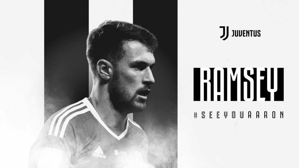 Ramsey signera avec la Juventus. AFP