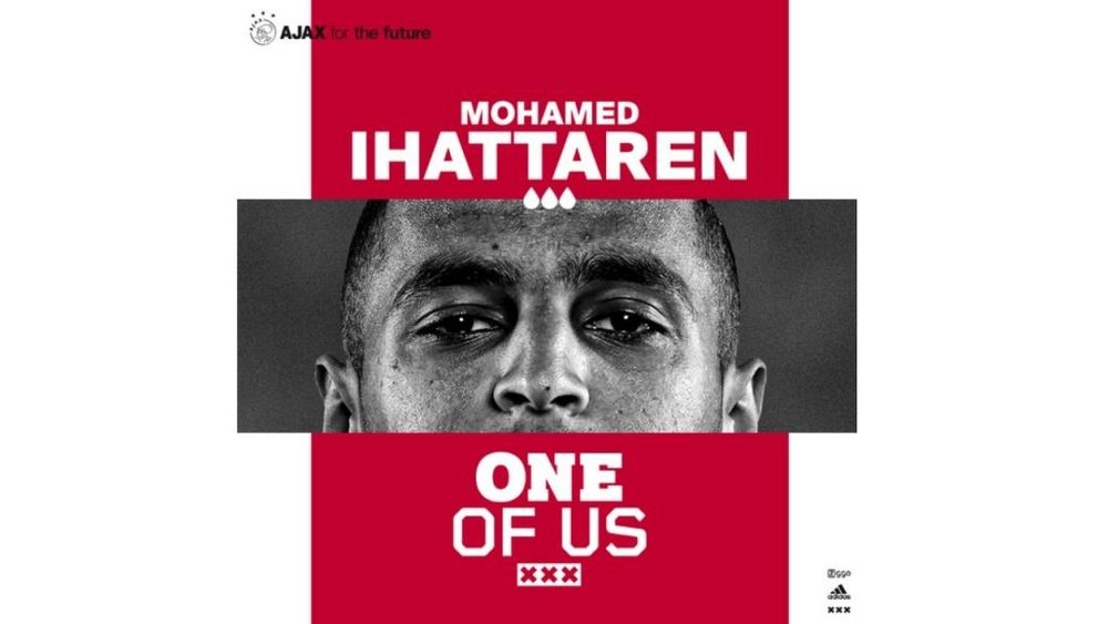 Ihattaren vuelve a la Eredivisie. Twitter/AFCAjax