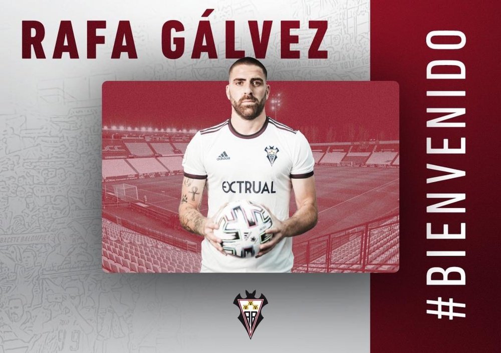 Gálvez ha firmado hasta el 30 de junio de 2023. AlbaceteBalompié