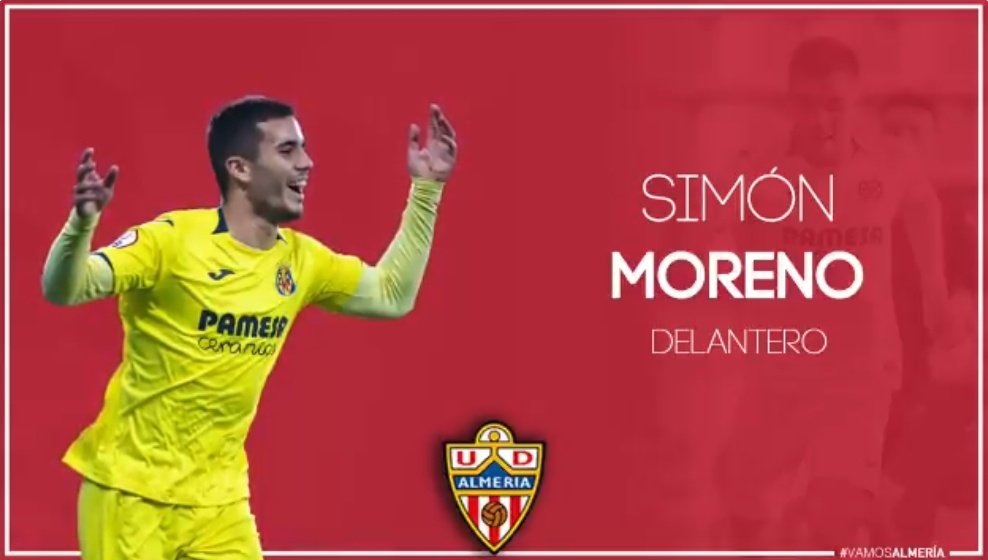 Simón Moreno llega cedido al Almería