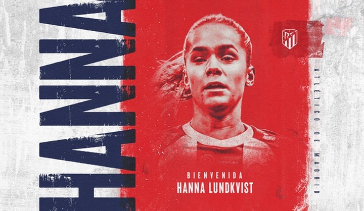 Hanna Lundkvist, nueva jugadora del Atleti hasta 2024