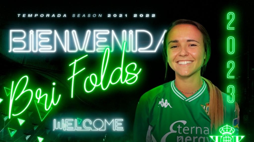 Bri Folds ha firmado hasta 2023. RealBetisBalompié