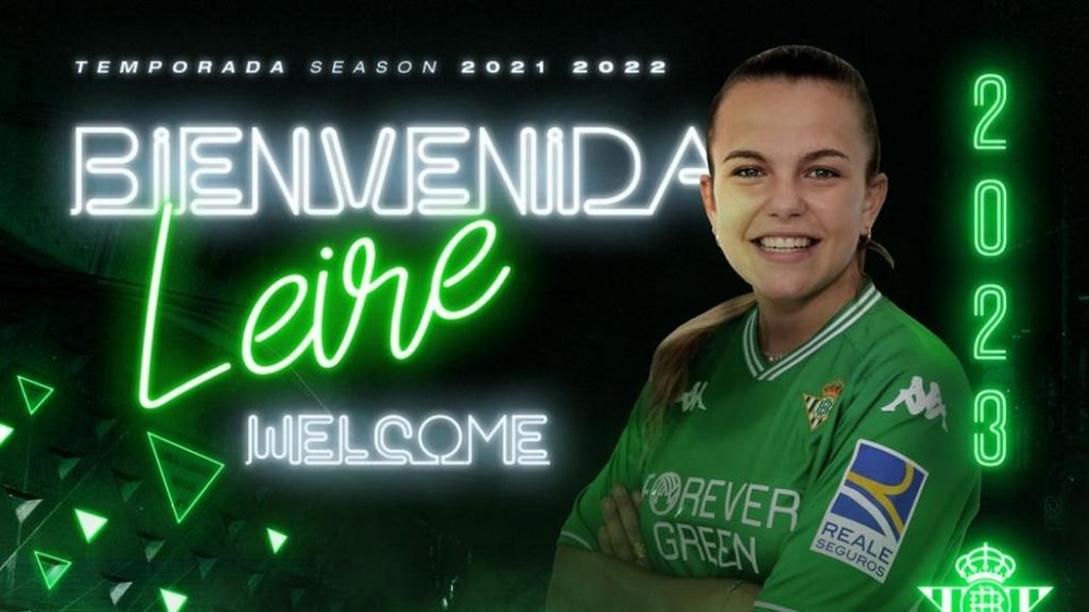 Leire Peña ha firmado hasta 2023. RealBetisBalompié