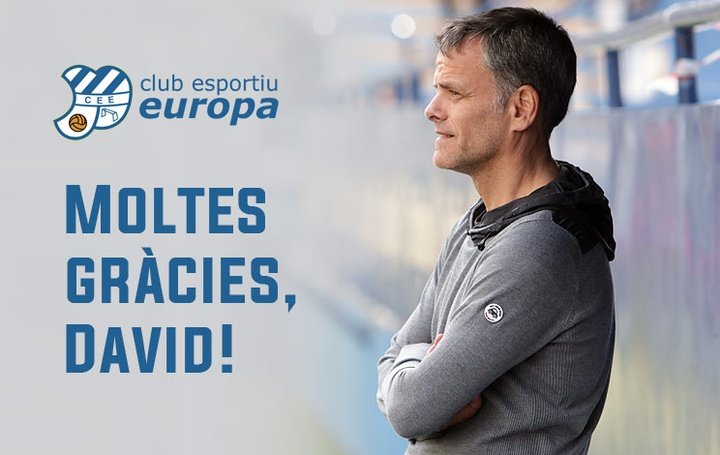 El Europa cesa a David Vilajoana tras 120 partidos en el club