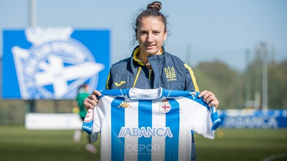 Viktoriia Hiryn ha firmado hasta final de temporada con el Dépor. RCDeportivo