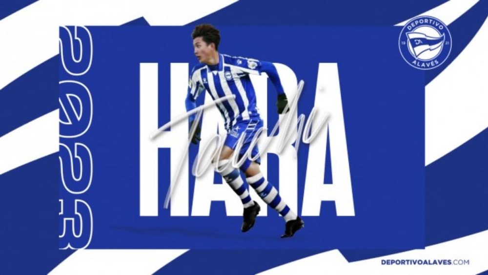 Taichi Hara jugará en el Alavés hasta 2023. DeportivoAlaves