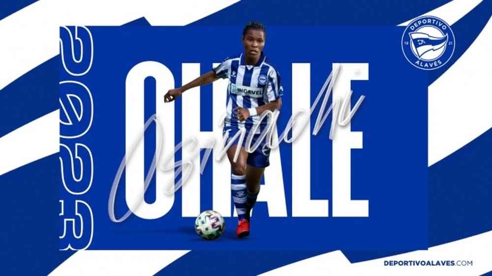 Osinachi Ohale ha firmado hasta 2023. DeportivoAlavés