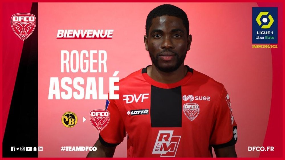 Assalé jugará en la Ligue 1 el próximo curso. DFCO
