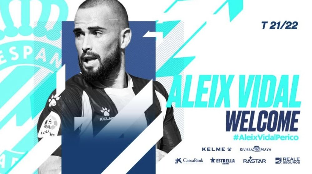 Aleix Vidal, nouveau joueur de l'Espanyol. RCDEspanyol