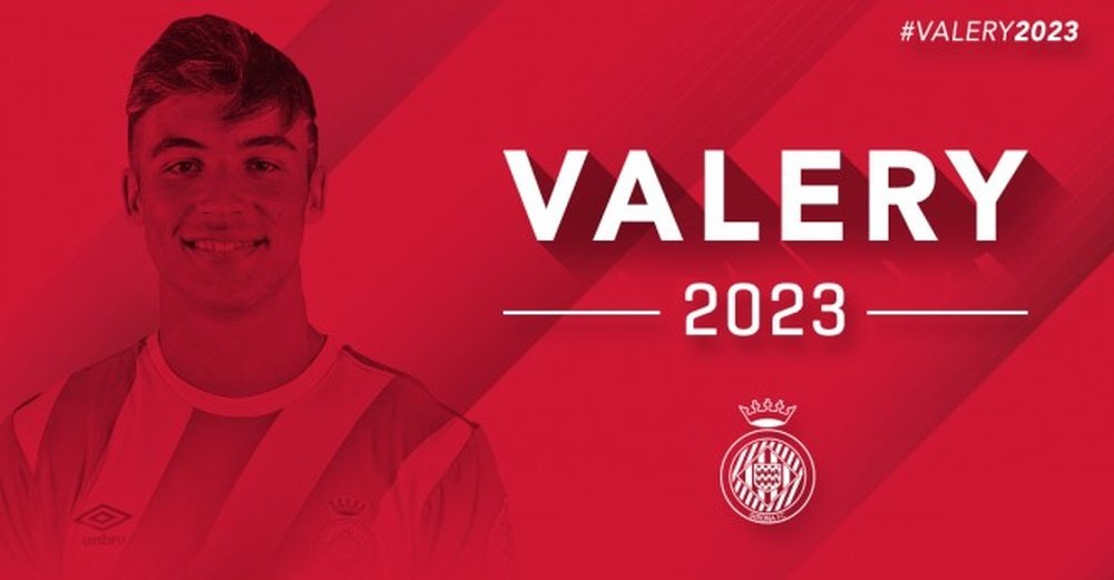 Valery debutó con el primer equipo el pasado 31 de octubre. GironaFC