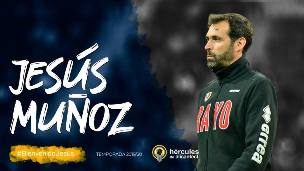 El Hércules presentará este lunes a su nuevo entrenador. Twitter/cfhercules