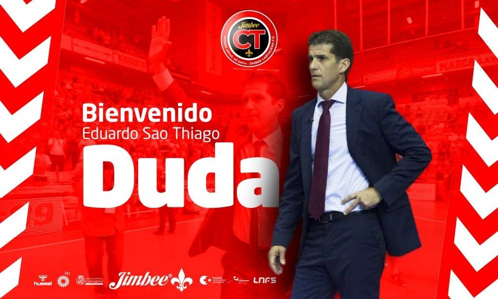 Duda entrenará al Jimbee Cartagena. Twitter/JimbeeCartagena