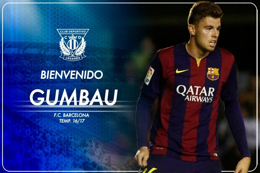 Gumbau jouera pour Leganés la saison prochaine. Twitter/CDLeganes