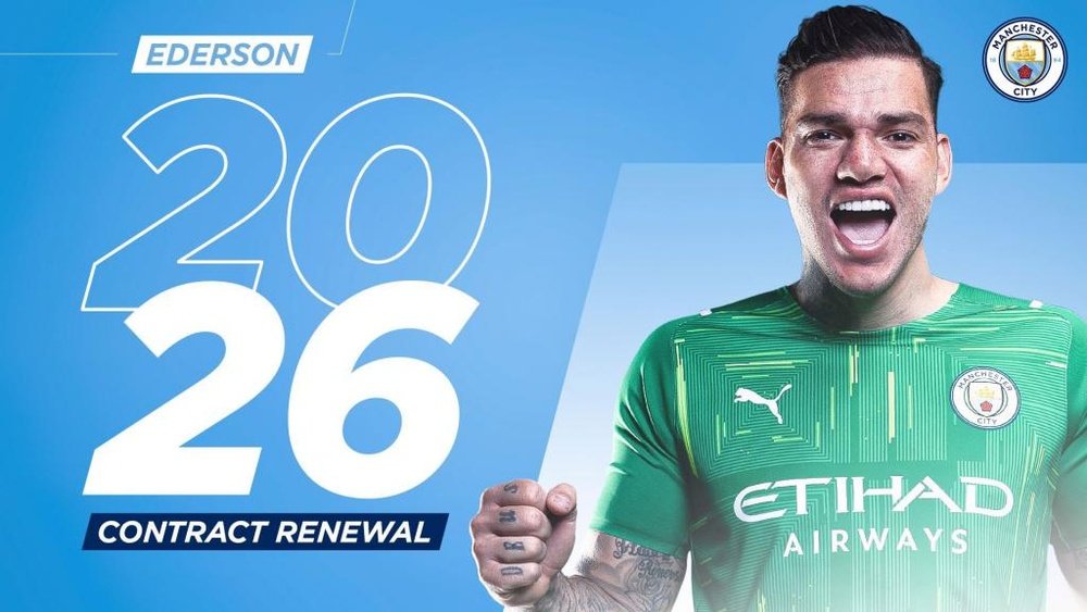 Ederson is under contract with City until 2026. ManCity