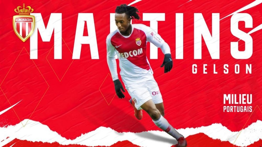 Gelson Martins à Monaco. Twitter/ASMonaco