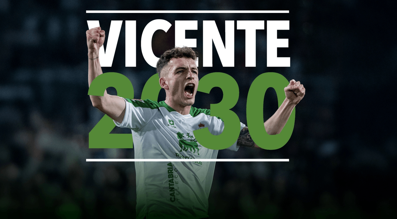 Iñigo Vicente, racinguista hasta 2030