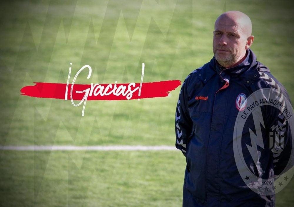 Julián Calero deja el equipo a sis puntos de la zona de 'play off'. Twitter/RMajadahonda