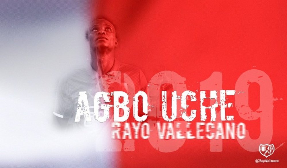 Uche Agbo jugará hasta fin de temporada en Vallecas. RayoVallecano