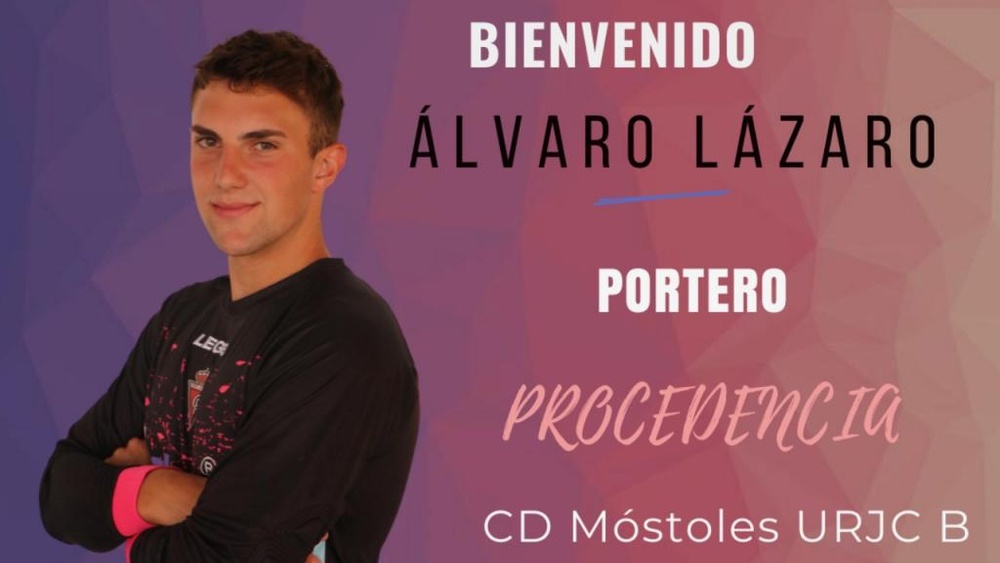 Álvaro Lázaro defenderá la meta del Real Aranjuez. Twitter/realaranjuez